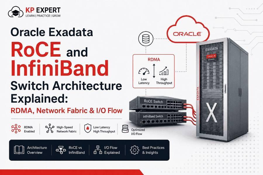 Oracle Exadata RoCE and InfiniBand Switch Architecture Explained: RDMA, Network Fabric & I/O Flow