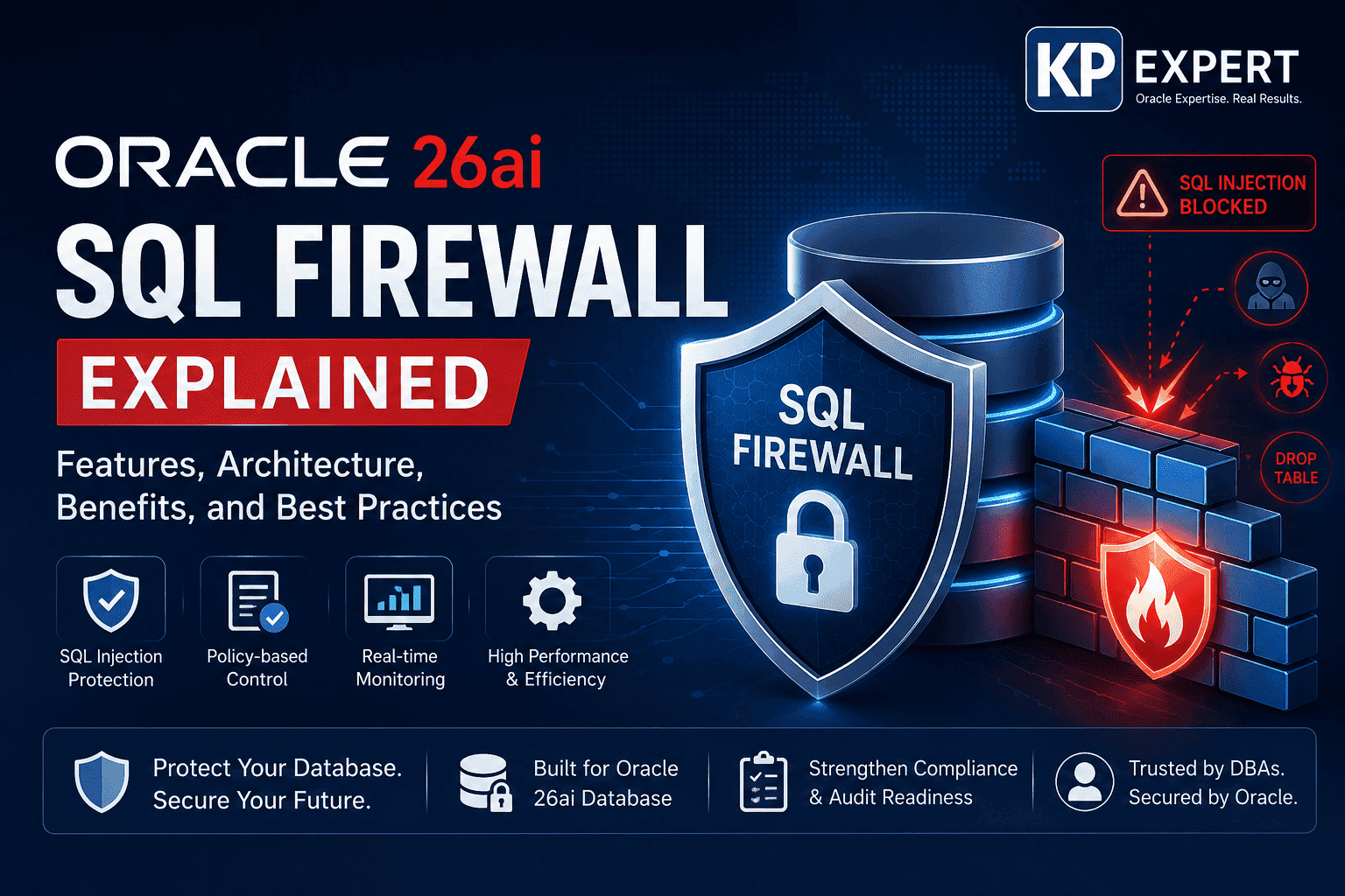 Oracle 26ai SQL Firewall Explained: Features, Architecture, Benefits, and Best Practices